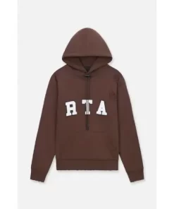 RTA MARKUS HOODIE BROWN COLLEGIATE